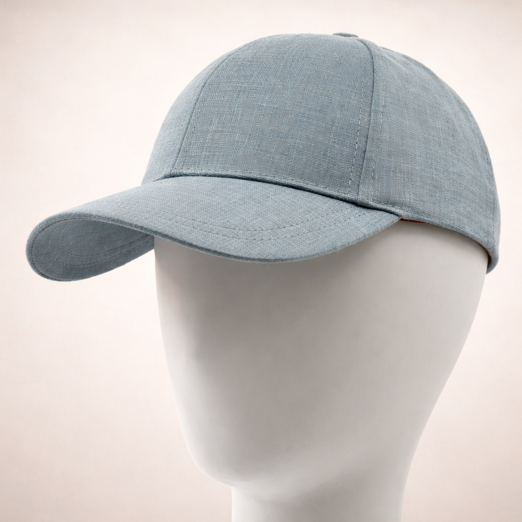 casquette baseball en lin fabriquée en france