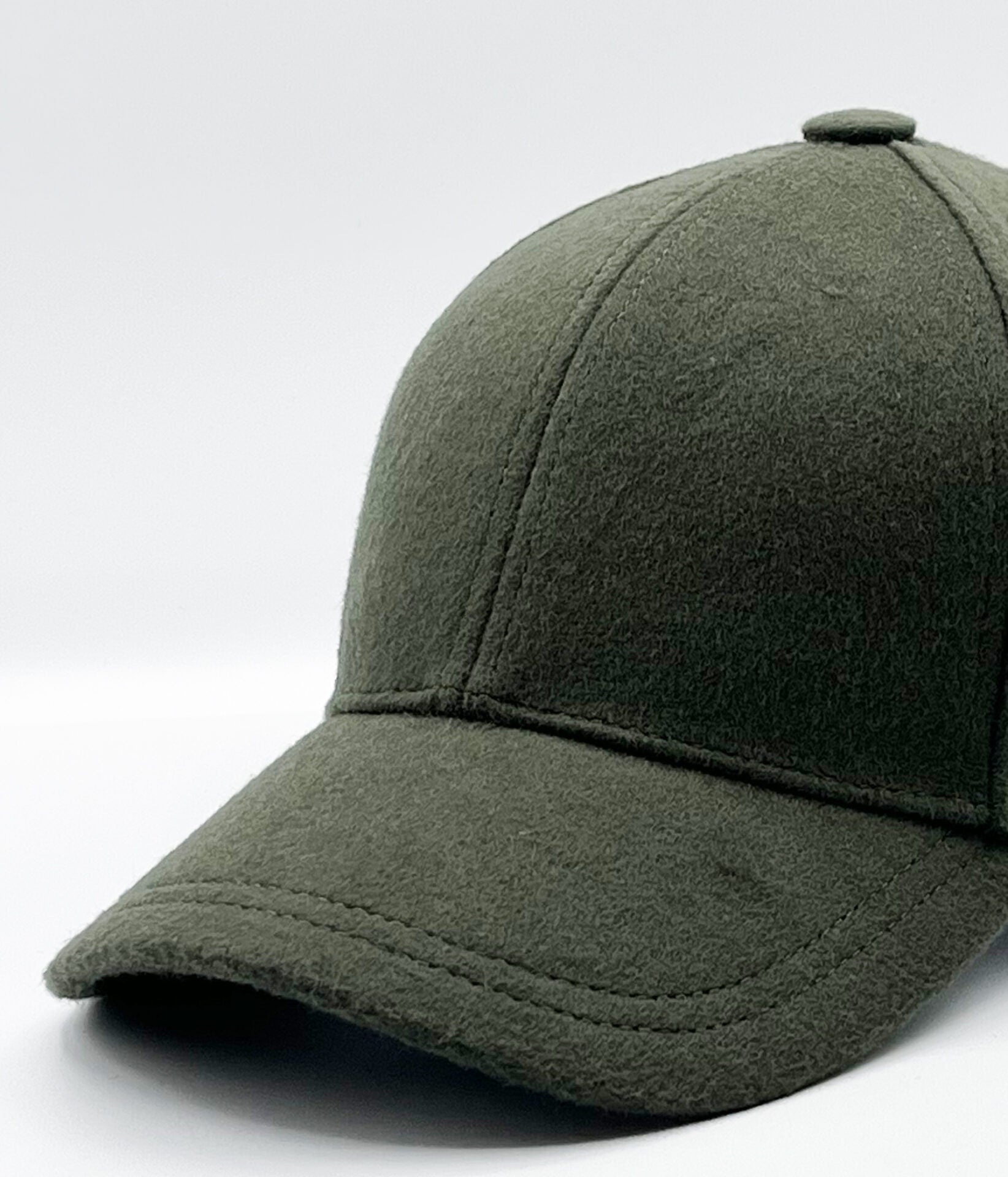 Casquette Cavalière kaki — Headoniste Made in France — de profil