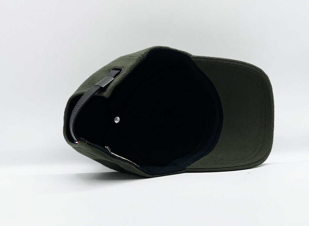 Casquette Cavalière kaki — Headoniste Made in France — détail