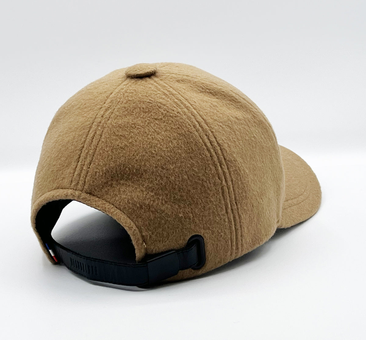 Casquette Cavalière Camel — Headoniste Made in France — détail