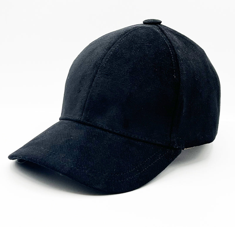 casquette baseball velours ras coloris beige