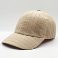 casquette beige en coton seersucker fabriquée en France