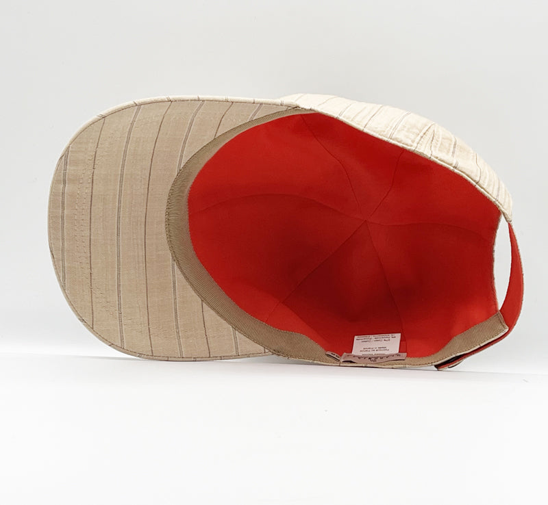Casquette en coton seersucker fabriquée en France