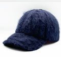 casquette baseball en laine mohair marine