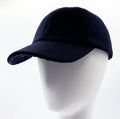 casquette baseball en laine cachemire marine fabriquée en France